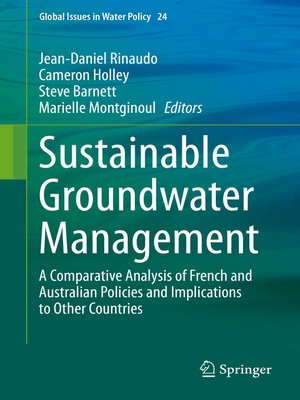 cover image of Sustainable Groundwater Management